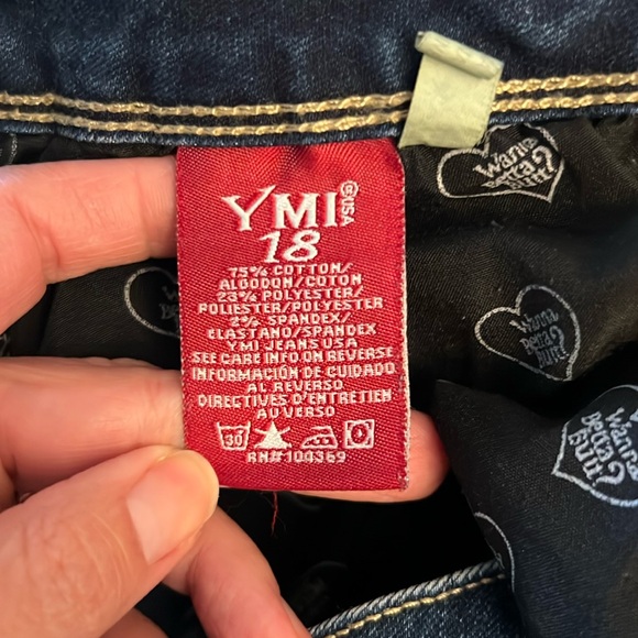 ❤️3/$25 (18) YMI Wanna Better Butt  Jeans Cozy Comfy Soft Stretchy - Picture 7 of 9